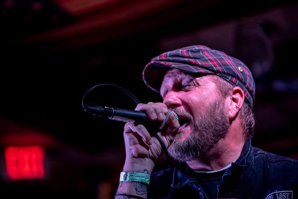 Generation Exit vocalist close-up live