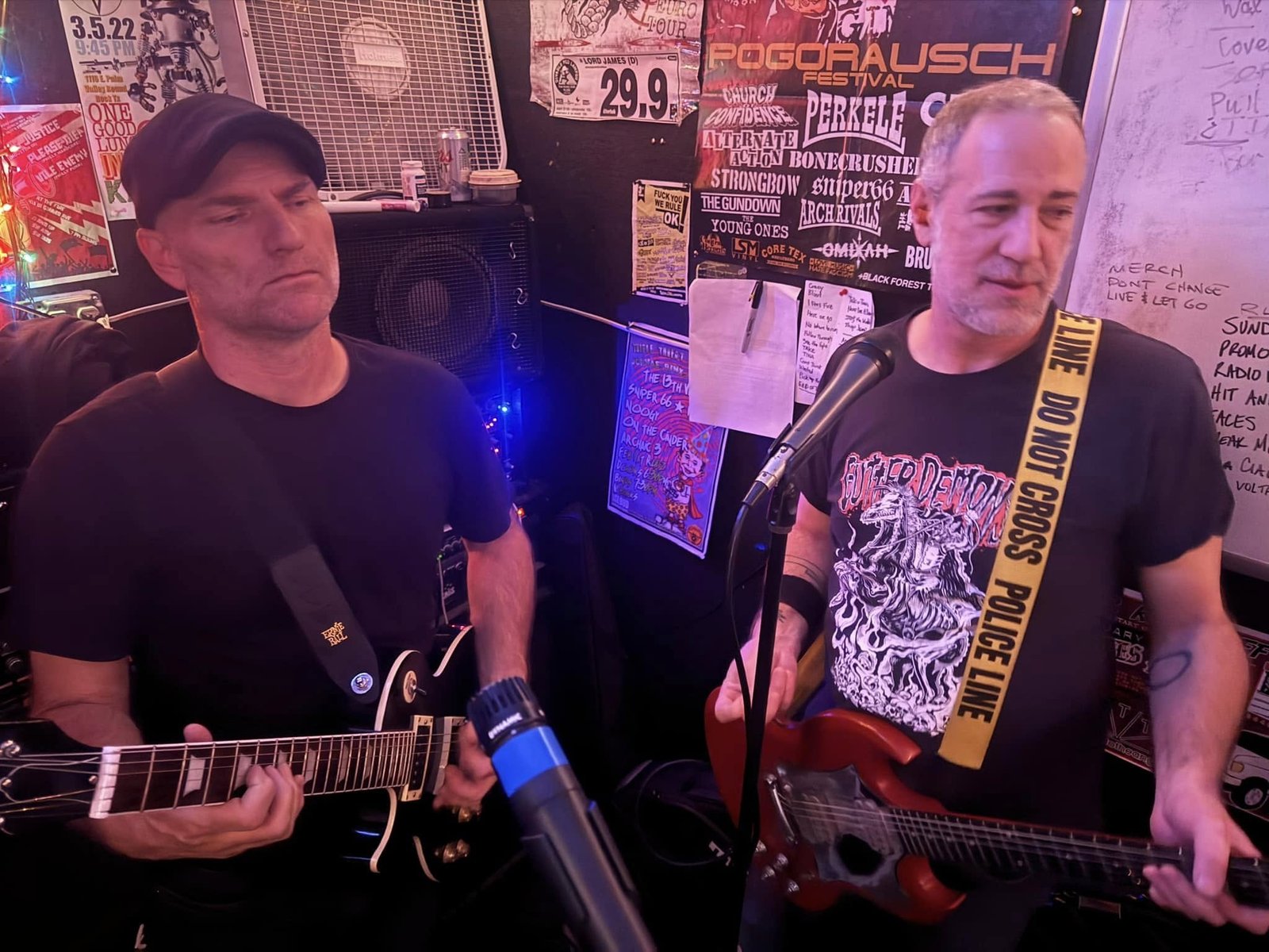 Generation Exit backstage before a show